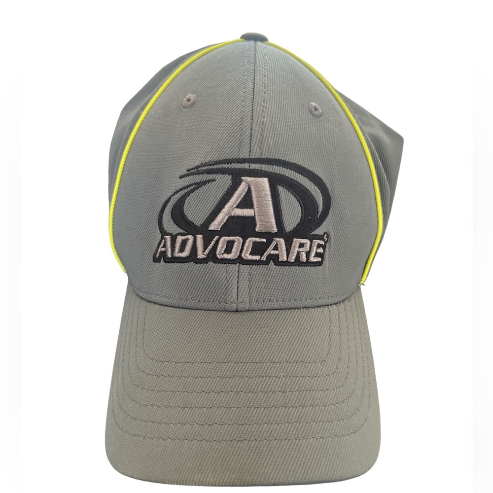 Men’s AdvoCare hat, gray, green, black l/xl new, flex fit